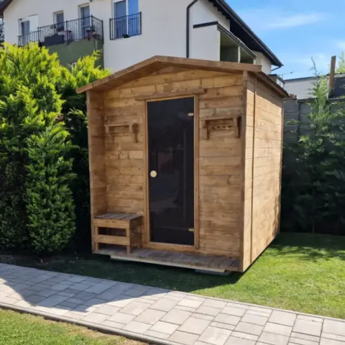 Saună Exterioară Tip Căsuță 2